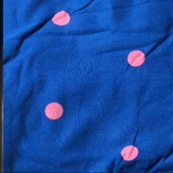 LuLaRoe Polka Dots Leggings Blue Pink Polka Dot OS - Picture 3 of 4